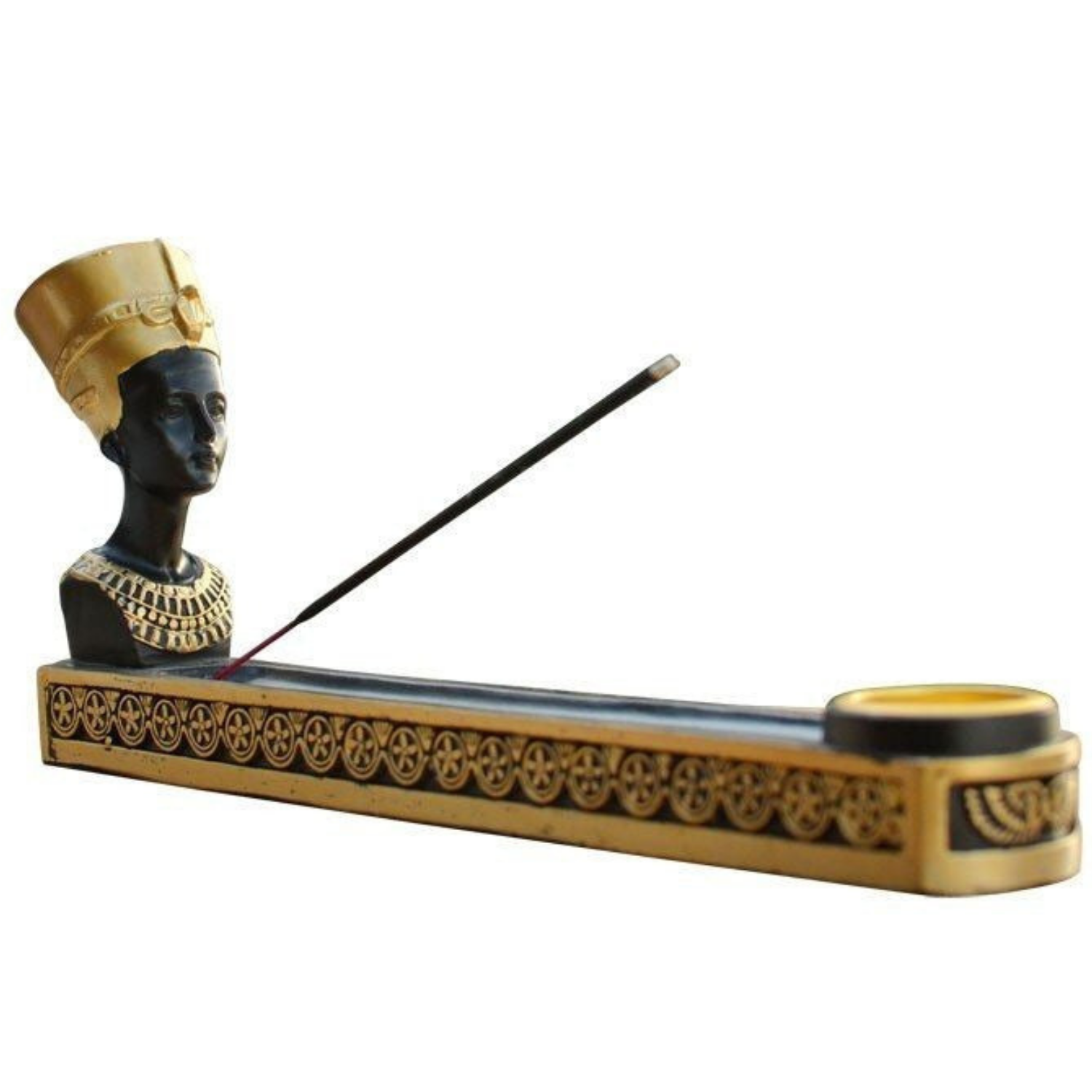 Cleopatra Egypt Resin Incense Burner Base
