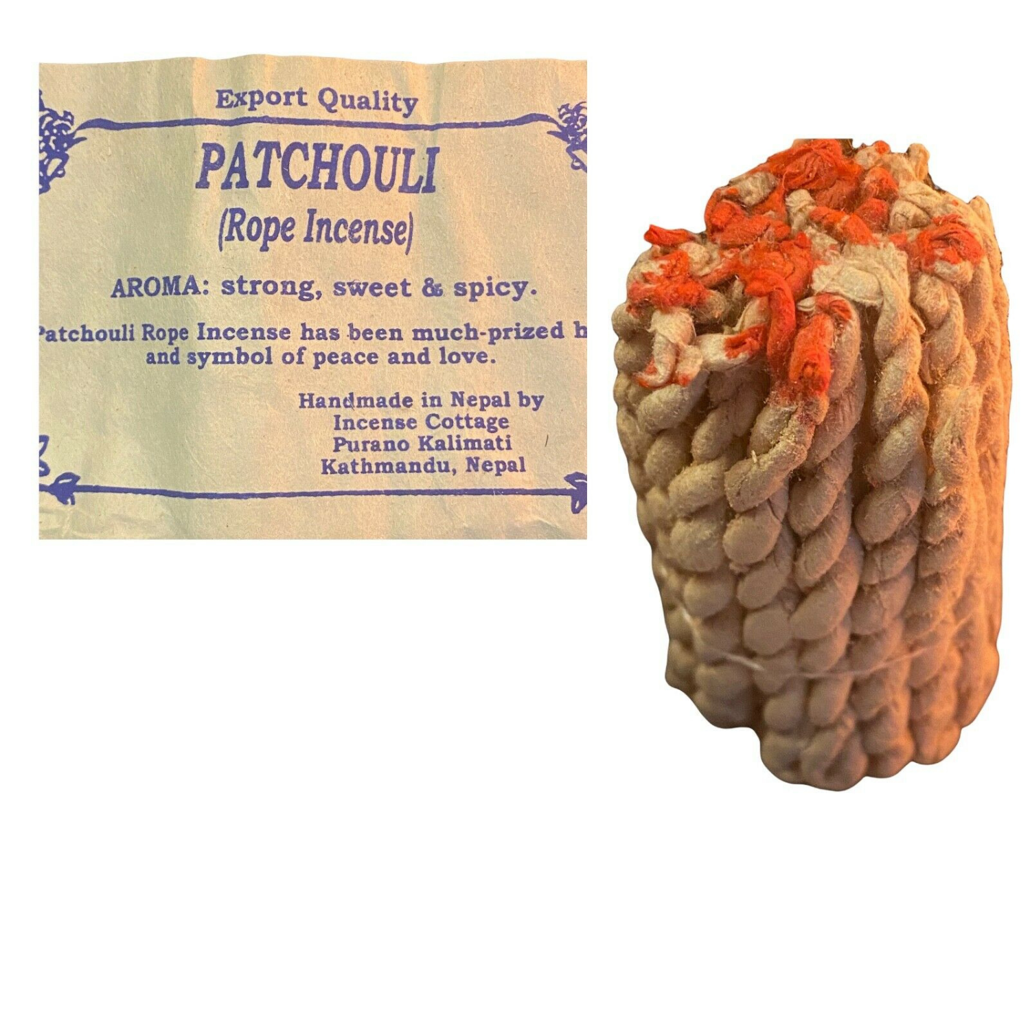 Tibetan Rope Incense Patchouli